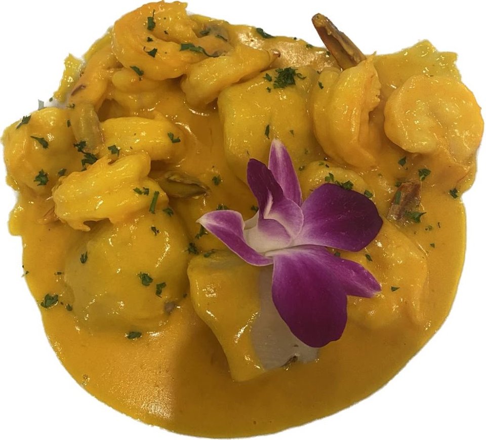 Shrimp with Peppers Aji De Camarones